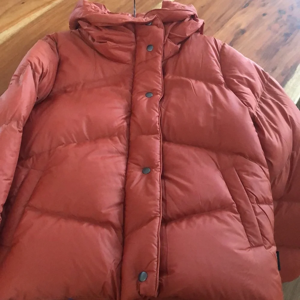 BNWOT Cotopaxi Nina Hooded Puffer Sz M Burnt Orange - Picture 4 of 6
